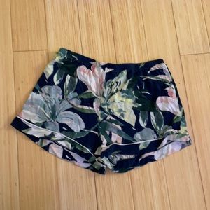Floral pj shorts